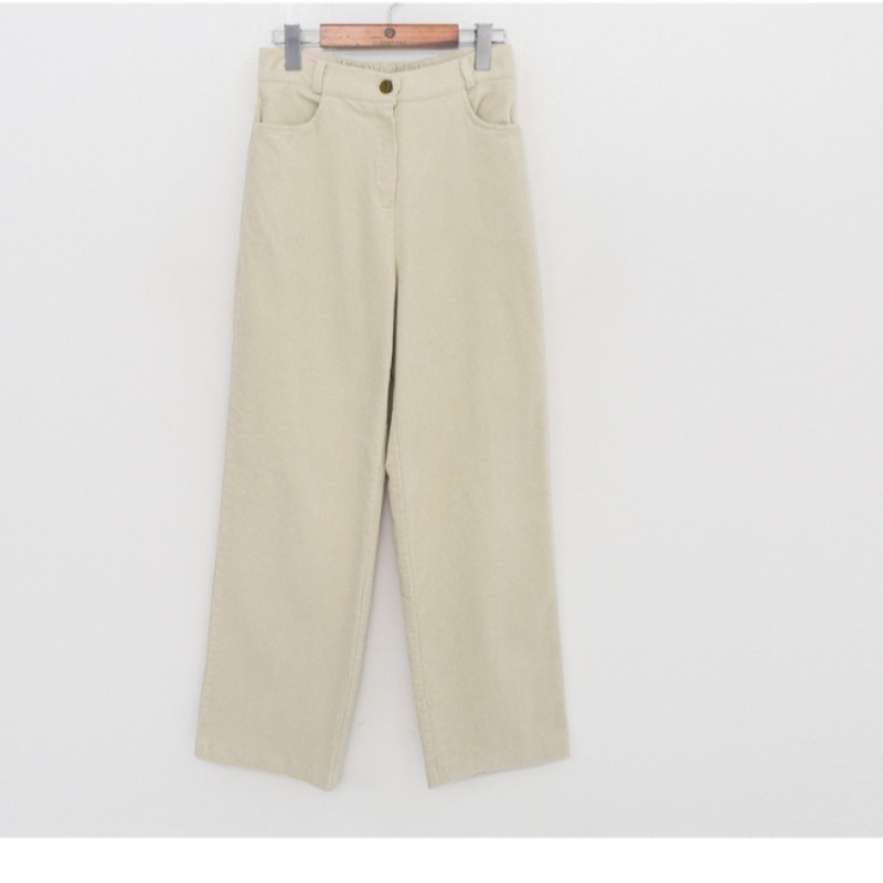 クリック&ファニーポッテンマンコーデュロイストレートパンツ [SMLサイズ]