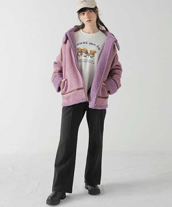 Qoo10] Honeys 【SOLD OUT】裏起毛フレアパンツ（