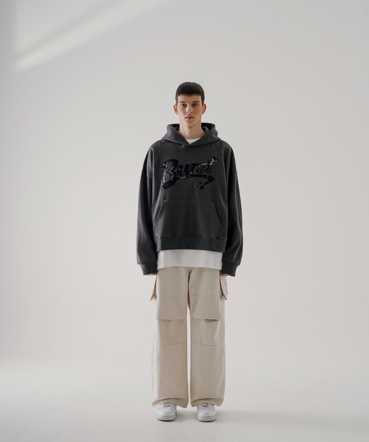 [ EZKATON ]★BURST HEAVY COTTON HOODIE EZKATON] Burst Heavy Cotton Hoodie パーカー