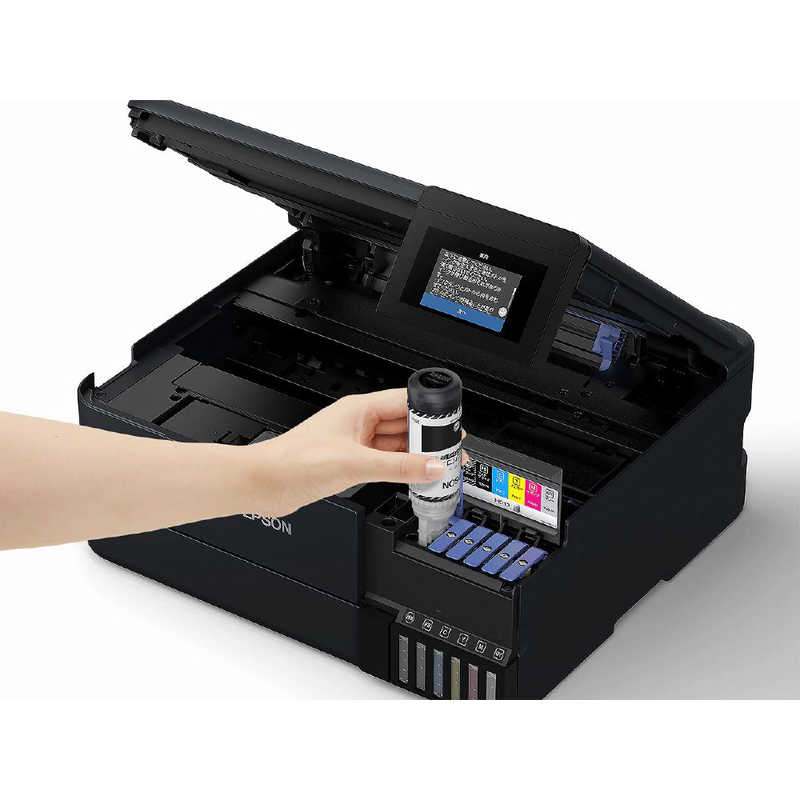 エプソン　EPSON　A4カラーインクジェット複合機 エコタンク搭載モデル ブラック [カード／名刺～A4]　EW-M873T