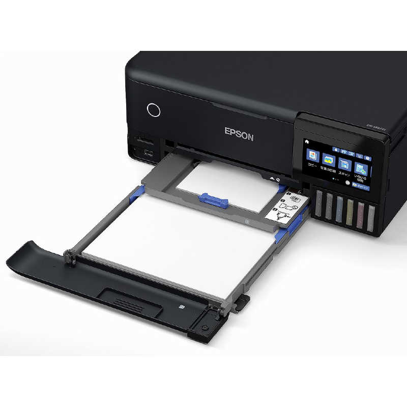 エプソン　EPSON　A4カラーインクジェット複合機 エコタンク搭載モデル ブラック [カード／名刺～A4]　EW-M873T