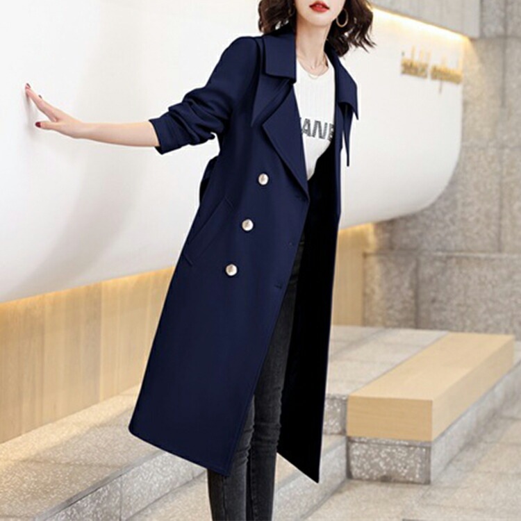 トレンチコート レディース 春 秋 冬 スプリングコート ロングコート ロングカーディガン 羽織り 裏地付きトレンチ スプリング アウター ジャケット大きいサイズ きれいめ カジュアル 着回し力 着痩