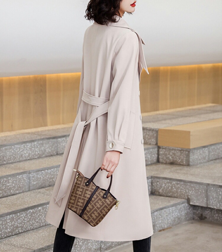 トレンチコート レディース 春 秋 冬 スプリングコート ロングコート ロングカーディガン 羽織り 裏地付きトレンチ スプリング アウター ジャケット大きいサイズ きれいめ カジュアル 着回し力 着痩