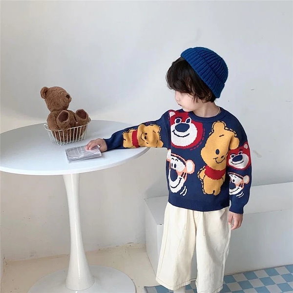 Qoo10] ドナルドダック 子供服 セーター キッズ