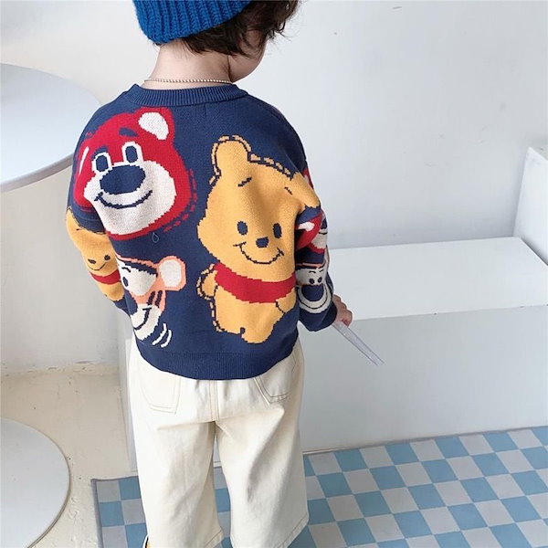 Qoo10] ドナルドダック 子供服 セーター キッズ
