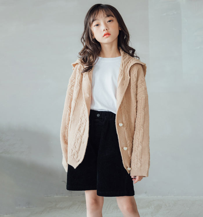 セーターニットトップスメリヤス子供服春秋女の子セーターニットトップス子供服春秋女の子カーディガン