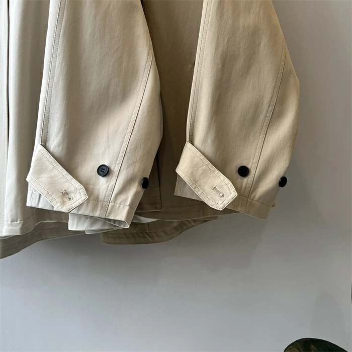 トレンチコート レディース 春秋 羽織り ブルゾン アウター 無地 長袖 大きいサイズ おしゃれ ポンチョ風 コート ジャケット カーディガン シンプル カジュアル ジップアップ トップス 長袖 ステ