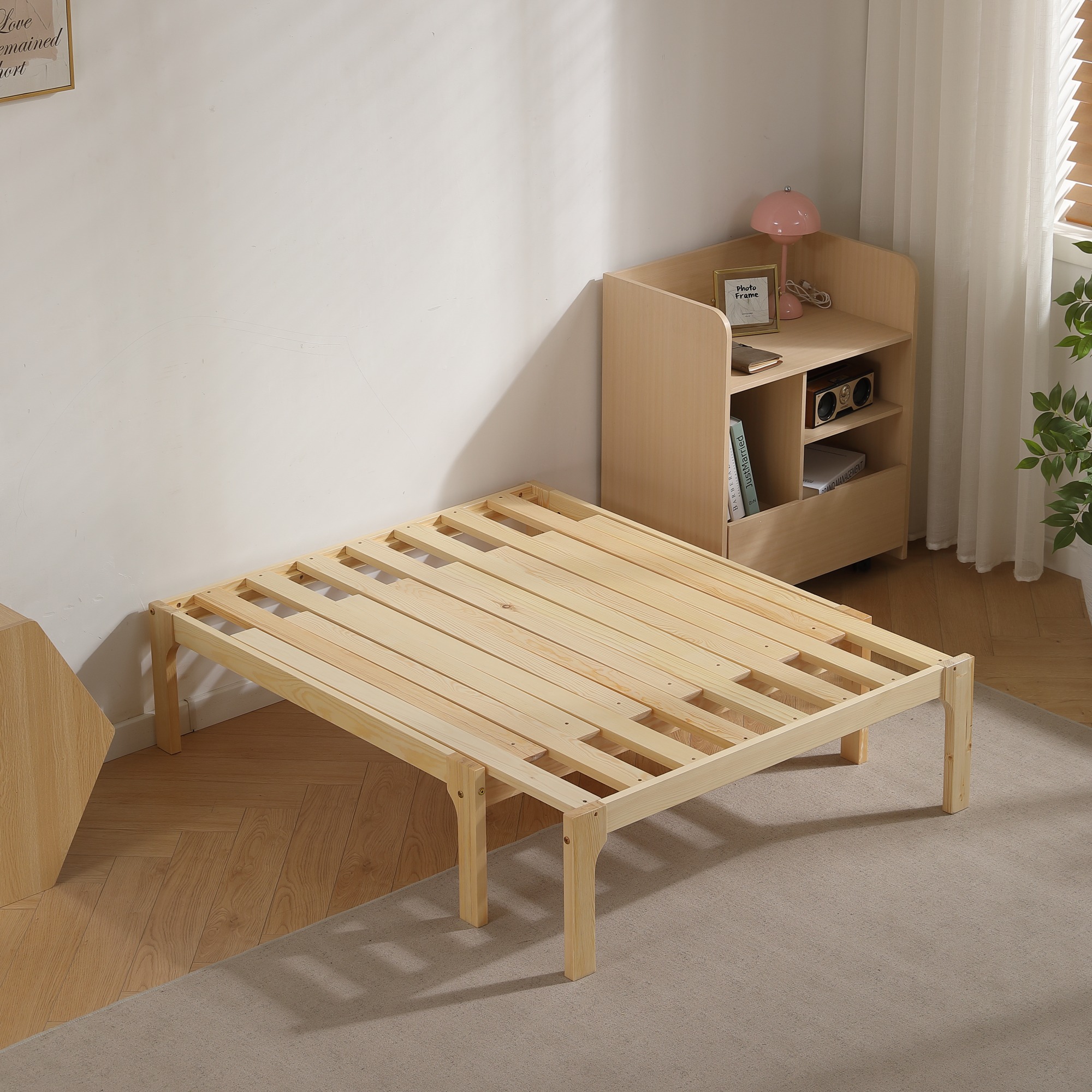 【本日限り激安SALE】ディベッド ソファベッド シングル 天然木製 伸長式ベッド ベッドフレーム 伸縮 下収納 おしゃれ 2way 天然木 来客用 リビング パイン材 すのこ仕様