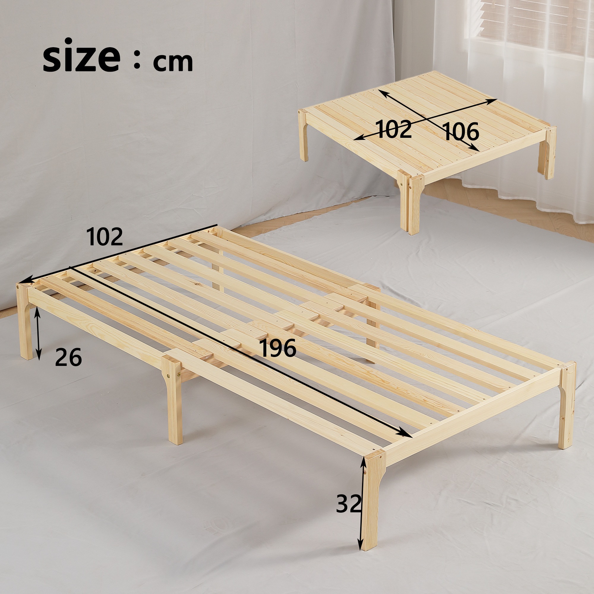 【本日限り激安SALE】ディベッド ソファベッド シングル 天然木製 伸長式ベッド ベッドフレーム 伸縮 下収納 おしゃれ 2way 天然木 来客用 リビング パイン材 すのこ仕様