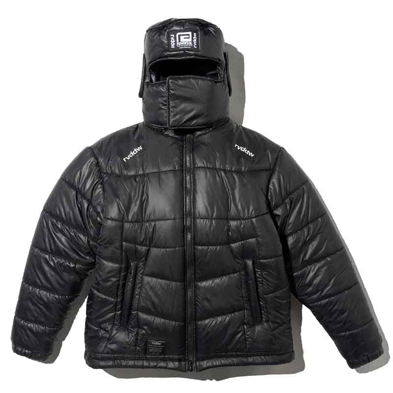 リバーサル 中綿ダウンジャケット reversal rvddw 中わた アウター メンズ レディース ブランド 大きいサイズ おしゃれ 格闘技 黒