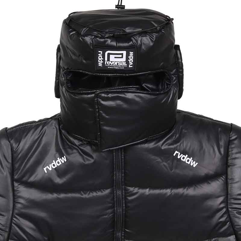 リバーサル 中綿ダウンジャケット reversal rvddw 中わた アウター メンズ レディース ブランド 大きいサイズ おしゃれ 格闘技 黒