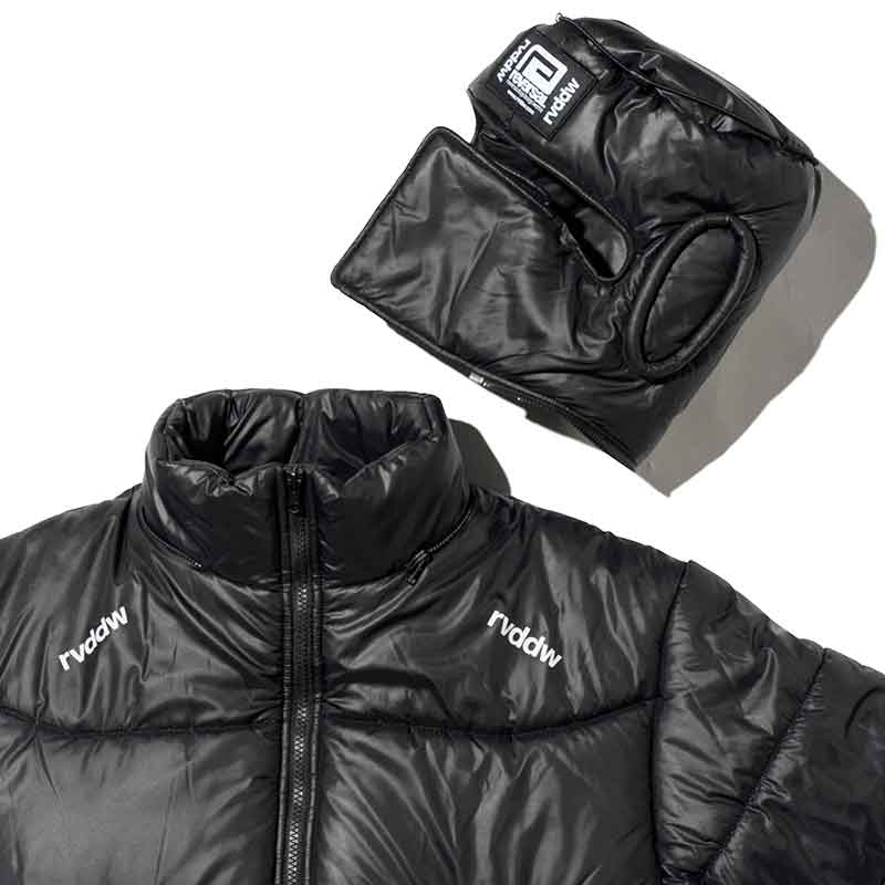 リバーサル 中綿ダウンジャケット reversal rvddw 中わた アウター メンズ レディース ブランド 大きいサイズ おしゃれ 格闘技 黒