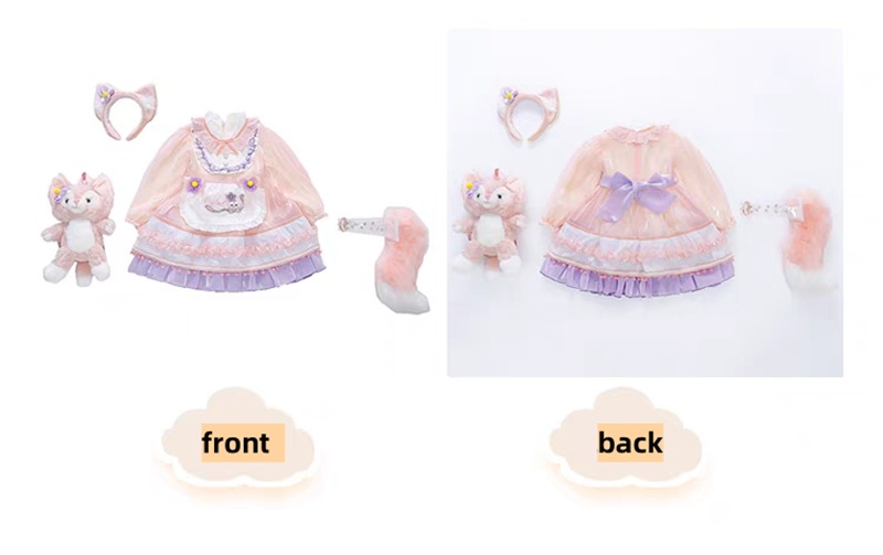韓国　子供服 着ぐるみ ダッフィーキッズ服 ドレス ワンピース衣装 レナベルcosplay イベント可愛いお姫様　保温