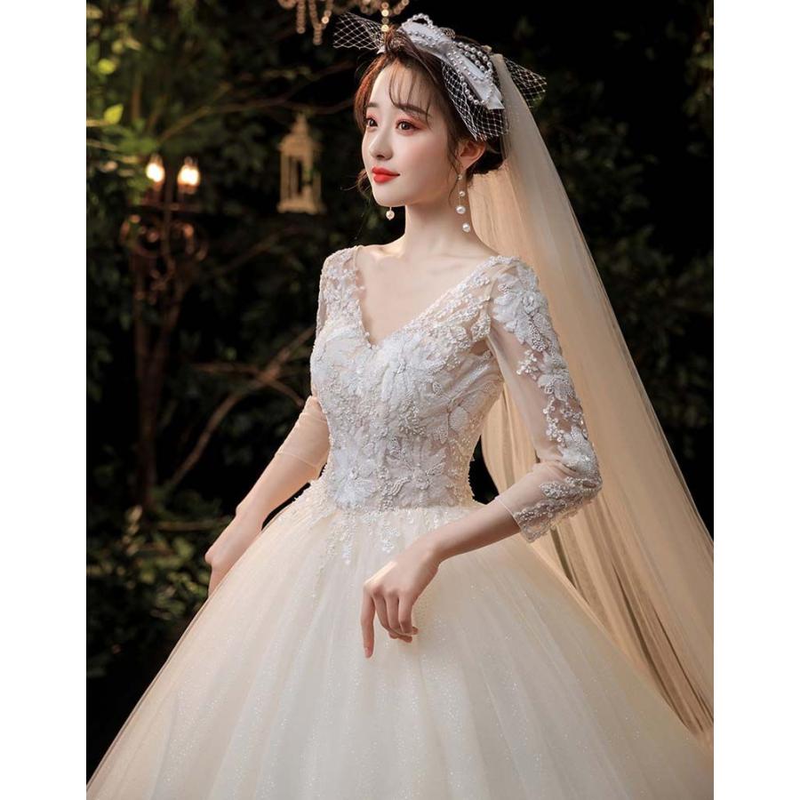 ウェディングドレス パフスリーブ プリンセスドレス 白 結婚式ドレス ビーズ スパンコール 高級感 トレーンドレス 花嫁ドレス vネック ウェディングドレス 袖あ ウェディングドレス パフスリーブ プリンセスドレス 白 結婚式ドレス ビーズ スパンコール 高級感 トレーンドレス 花嫁ドレス vネック ウェディングドレス 袖あ