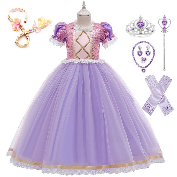 Qoo10] ラプンツェル ドレス プリンセス ドレス