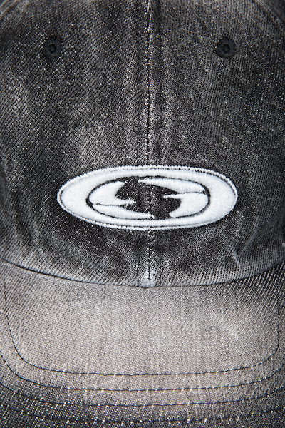 aespa ウィンター着用 GRAILZ DENIM OVAL LOGO CAP ☆AESPA ウィンター 着用！！【GRAILZ】DENIM OVAL LOGO CAP