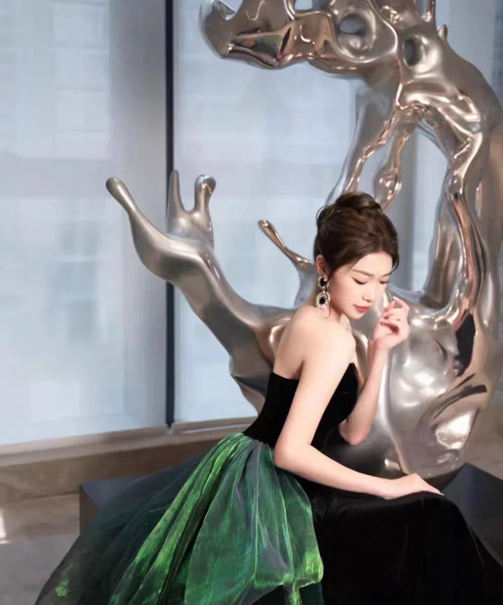 黒ベルベット リボン結び 袖なしの礼服 蛍です バタフライ マーメイドドレス イブニングドレス 結婚式 二次会 花嫁 披露宴 演奏会 発表会 卒業会 黒ベルベット リボン結び 袖なしの礼服 蛍です バタフライ マーメイドドレス イブニングドレス 結婚式 二次会 花嫁 披露宴 演奏会 発表会 卒業会