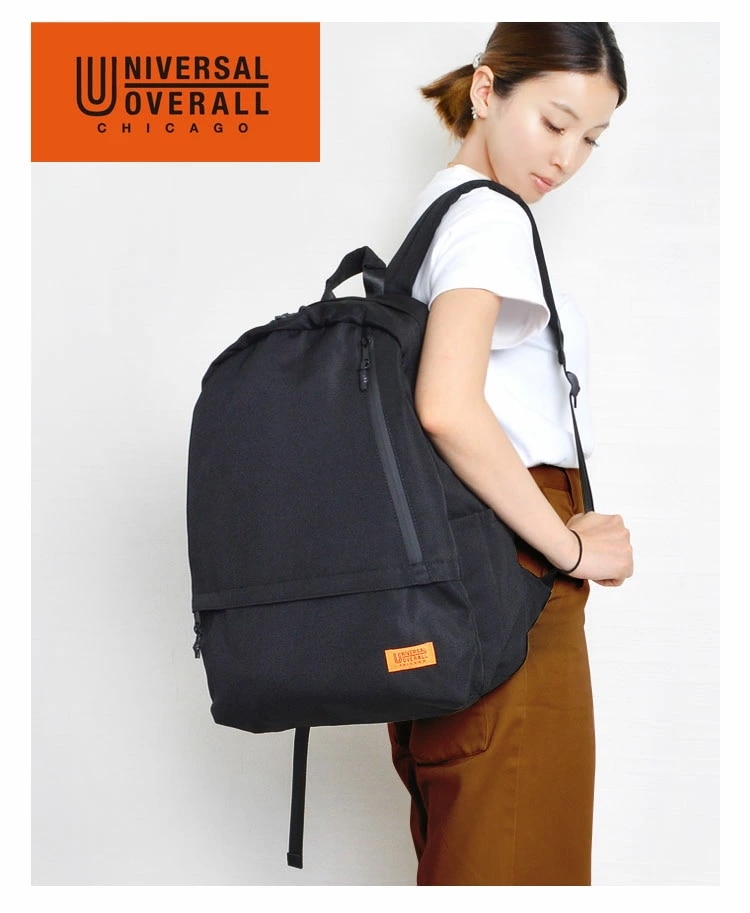 リュックサック 大容量 UNIVERSAL OVERALL ユニバーサルオーバーオール バッグ レディース 大容量 A4 メンズ 黒 15L 高機能 ポケット多い シンプル デイパック