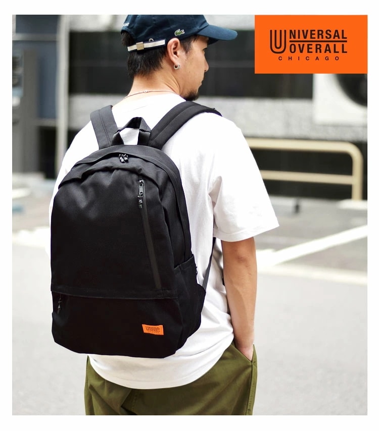 リュックサック 大容量 UNIVERSAL OVERALL ユニバーサルオーバーオール バッグ レディース 大容量 A4 メンズ 黒 15L 高機能 ポケット多い シンプル デイパック
