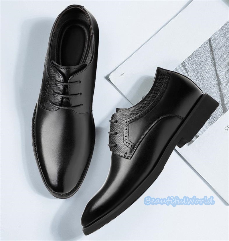 シークレットシューズ メンズ 牛革ビジネスシューズ 8cm 6cm 身長アップ 革靴 背が高くなる靴 成人式 結婚式 冠婚葬祭に フォーマルシューズ 走れる 紳士靴24nanszgx88