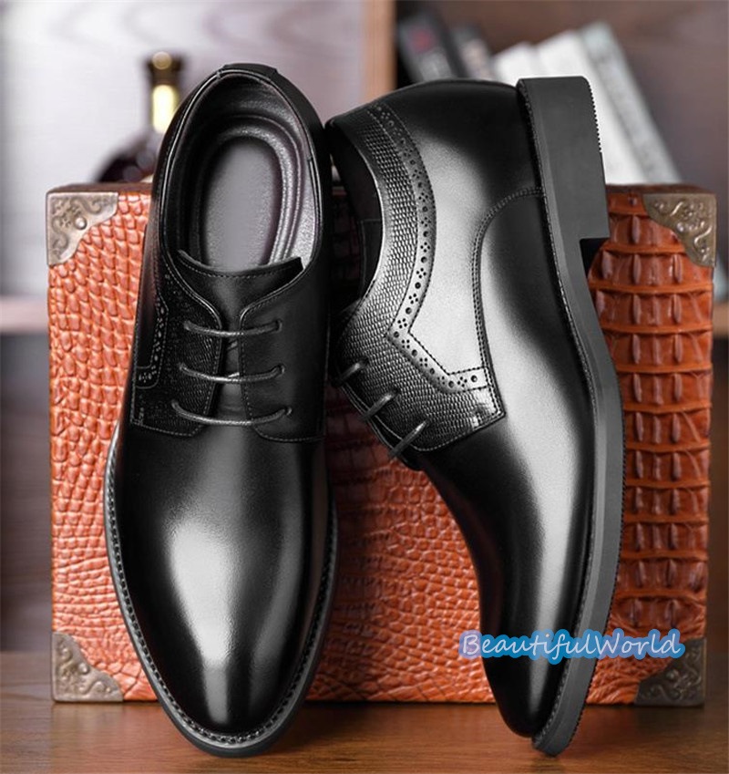 シークレットシューズ メンズ 牛革ビジネスシューズ 8cm 6cm 身長アップ 革靴 背が高くなる靴 成人式 結婚式 冠婚葬祭に フォーマルシューズ 走れる 紳士靴24nanszgx88