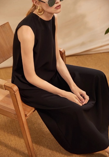 レディース ワンピース プルオーバー ドレス ロング 袖なし ノースリーブ ラウンドネック フレア ファスナー 大人可愛い シンプル カジュアル おしゃれ かっこいい レトロ ラフ ルーズ クール レディース ワンピース プルオーバー ドレス ロング 袖なし ノースリーブ ラウンドネック フレア ファスナー 大人可愛い シンプル カジュアル おしゃれ かっこいい レトロ ラフ ルーズ クール