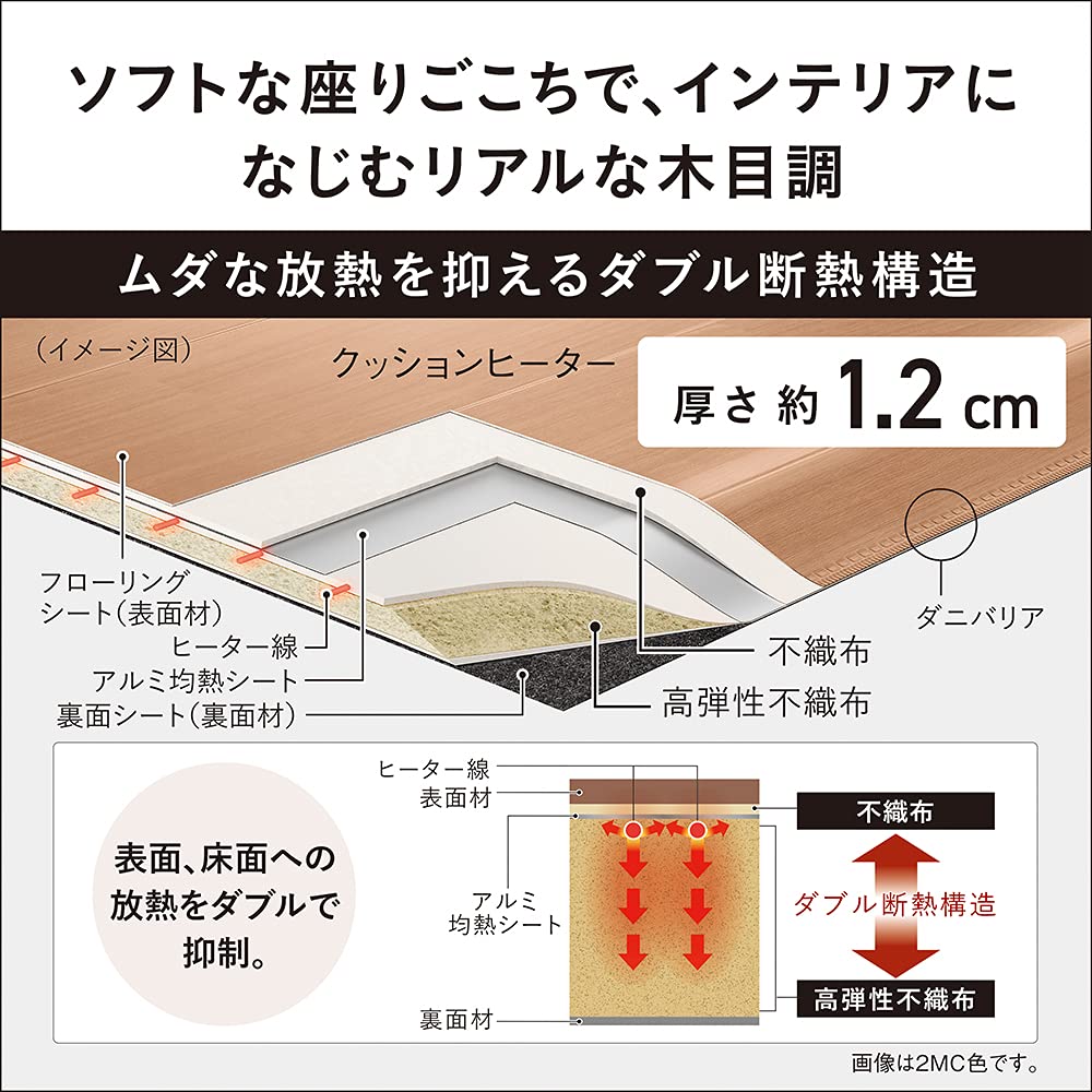 パナソニック ホットカーペット フローリングタイプ ~2畳相当 ライトベージュ DC-2V4-MC