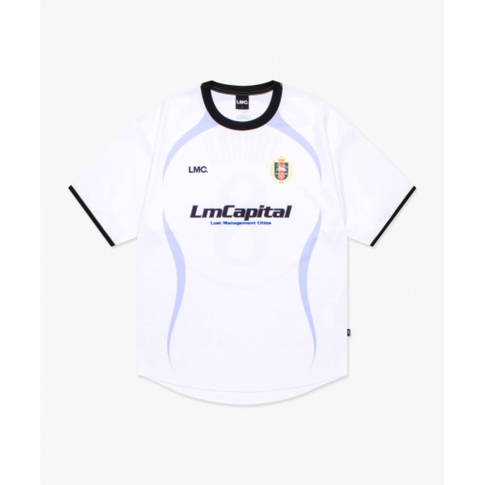 LMC キャピタルサッカージャージー T シャツホワイト LMC キャピタルサッカージャージー T シャツホワイト
