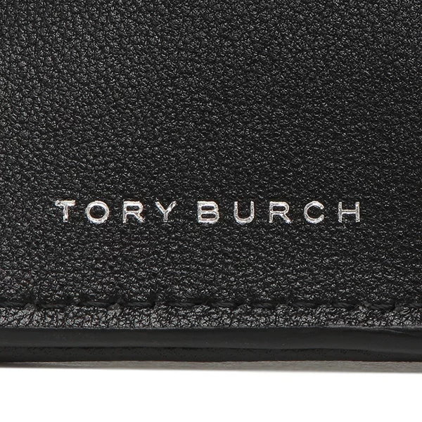 Qoo10] TORY BURCH 二つ折り財布 キラ ミニ財布 ブラック