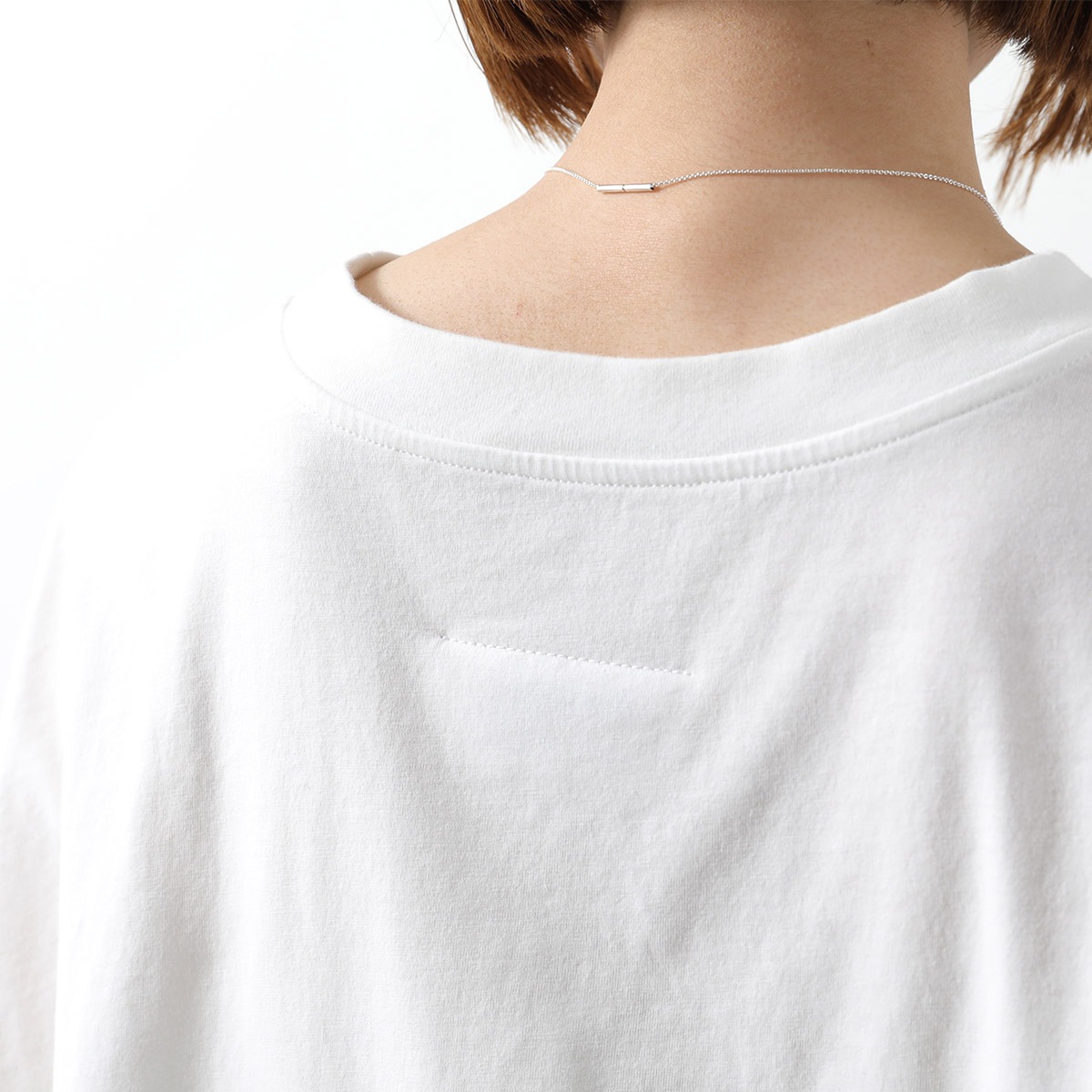 MM6 エムエムシックス メゾンマルジェラ Tシャツ S52GC0342 S24312 レディース 半袖 カットソー クルーネック オーバーサイズ ロゴT カラ