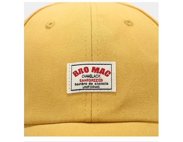 BRO MAC Basic Cotton Baseball Caps 4色ファッション