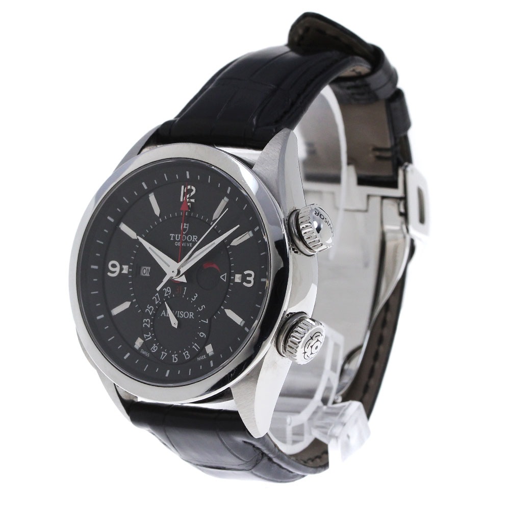 チュードル TUDOR 79620 ヘリテージ アドバイザー パワーリザーブ 自動巻き メンズ _849659【中古】 pattayablatt.com