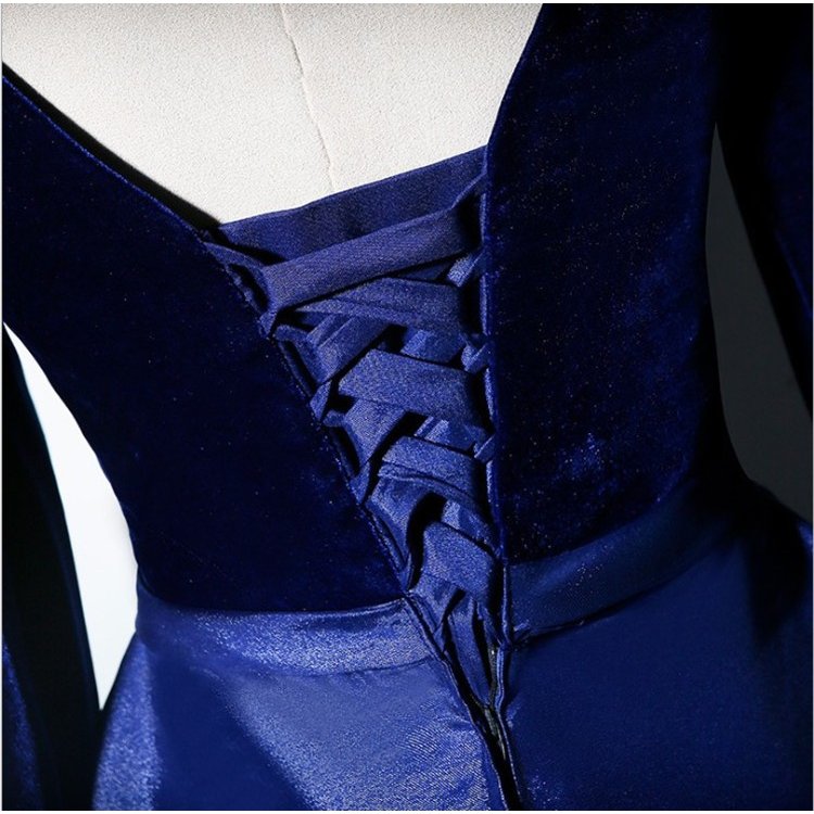 ロングドレス 演奏会 結婚式 ドレス 袖あり マキシ丈 aライン パーティードレス フォーマル ピア