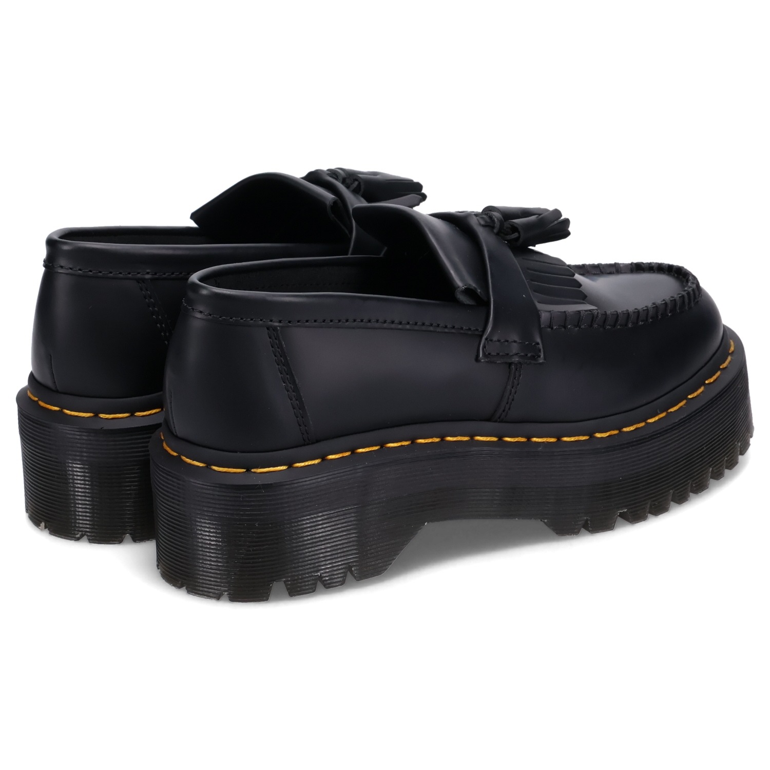 タッセルローファー エイドリアン クアッド レディース 厚底 ブラック 黒 27989001 タッセルローファー エイドリアン クアッド レディース 厚底 ブラック 黒 27989001