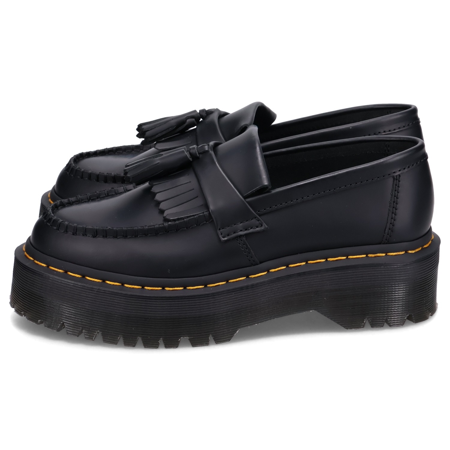 タッセルローファー エイドリアン クアッド レディース 厚底 ブラック 黒 27989001 タッセルローファー エイドリアン クアッド レディース 厚底 ブラック 黒 27989001