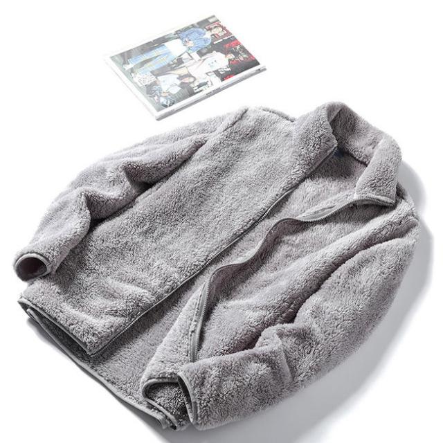 ボアジャケット 秋新作 ノーカラージャケット ボアコート ゆったり ボア ノーカラー ロング丈 ジャケット レディース ドルマンスリーブ ドロップショルダー ファスナ ブルゾン コート アウター レ