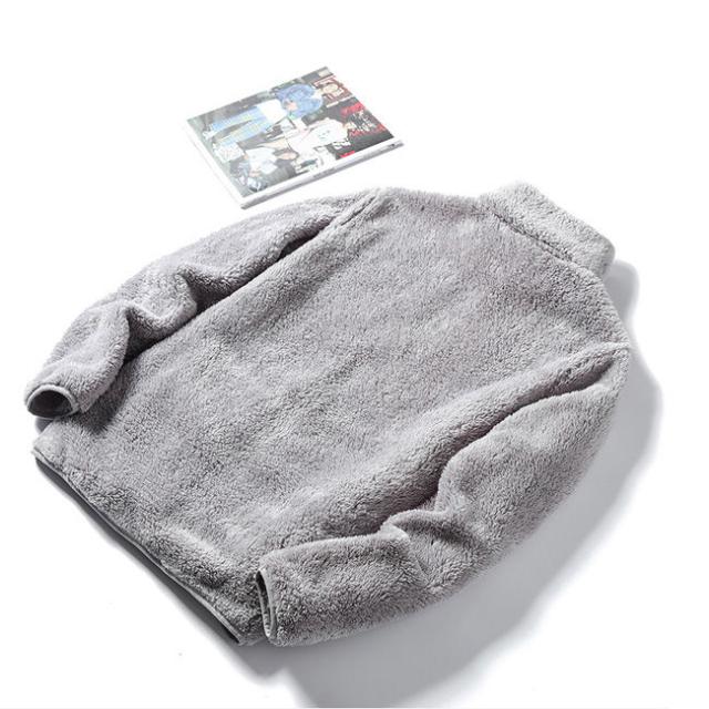 ボアジャケット 秋新作 ノーカラージャケット ボアコート ゆったり ボア ノーカラー ロング丈 ジャケット レディース ドルマンスリーブ ドロップショルダー ファスナ ブルゾン コート アウター レ