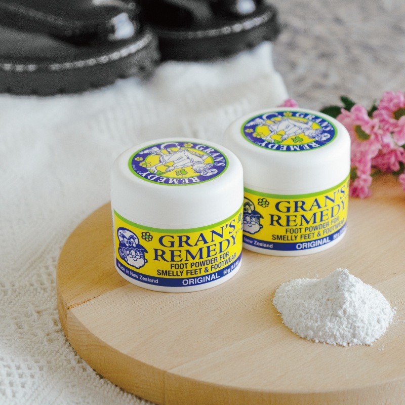 【3個セット】グランズレメディ 50g QRコード付 レギュラー無香料 消臭粉 専用スプーン 並行輸入品 靴 足 臭い 洗えないもの 除菌 消臭 悪臭 運動 汗 長靴 ブーツ ス