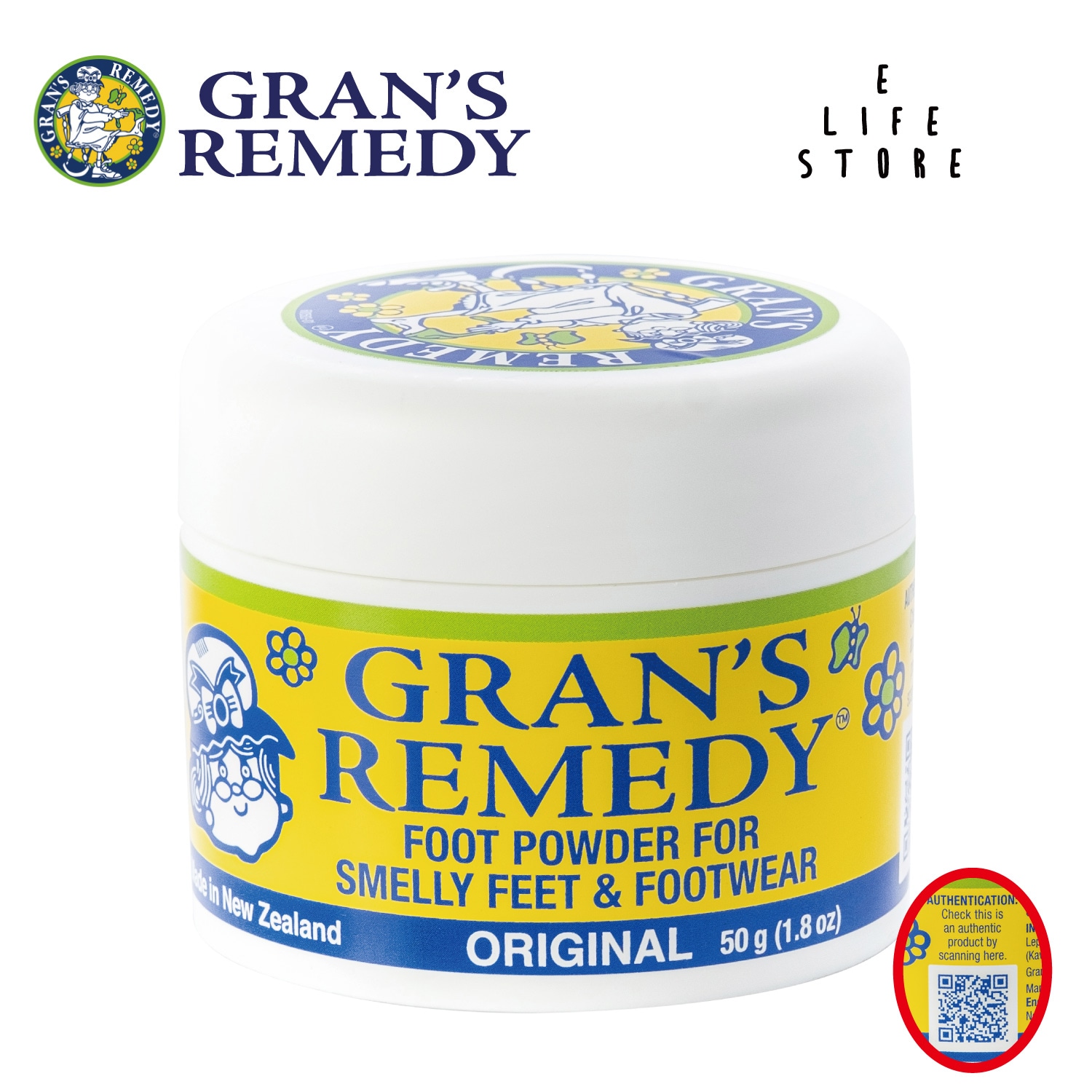 【3個セット】グランズレメディ 50g QRコード付 レギュラー無香料 消臭粉 専用スプーン 並行輸入品 靴 足 臭い 洗えないもの 除菌 消臭 悪臭 運動 汗 長靴 ブーツ ス