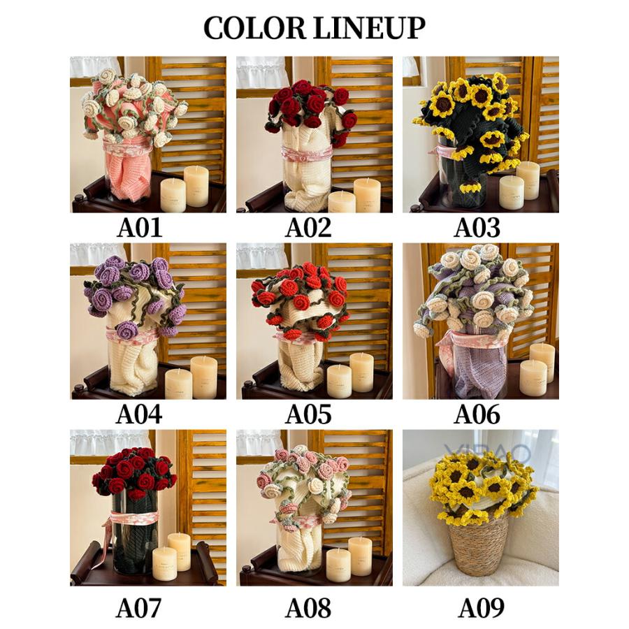 Qoo10] 【お得なセール】花束ブランケット 完成品