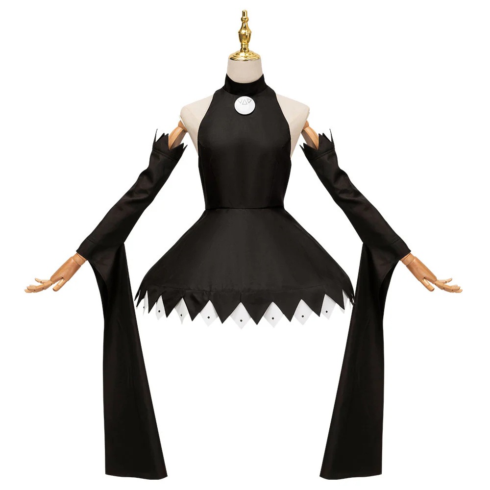 コスプレソウルイーターアニメ衣装,黒のかつらドレス,ハロウィーンのコスプレ コスプレソウルイーターアニメ衣装,黒のかつらドレス,ハロウィーンのコスプレ