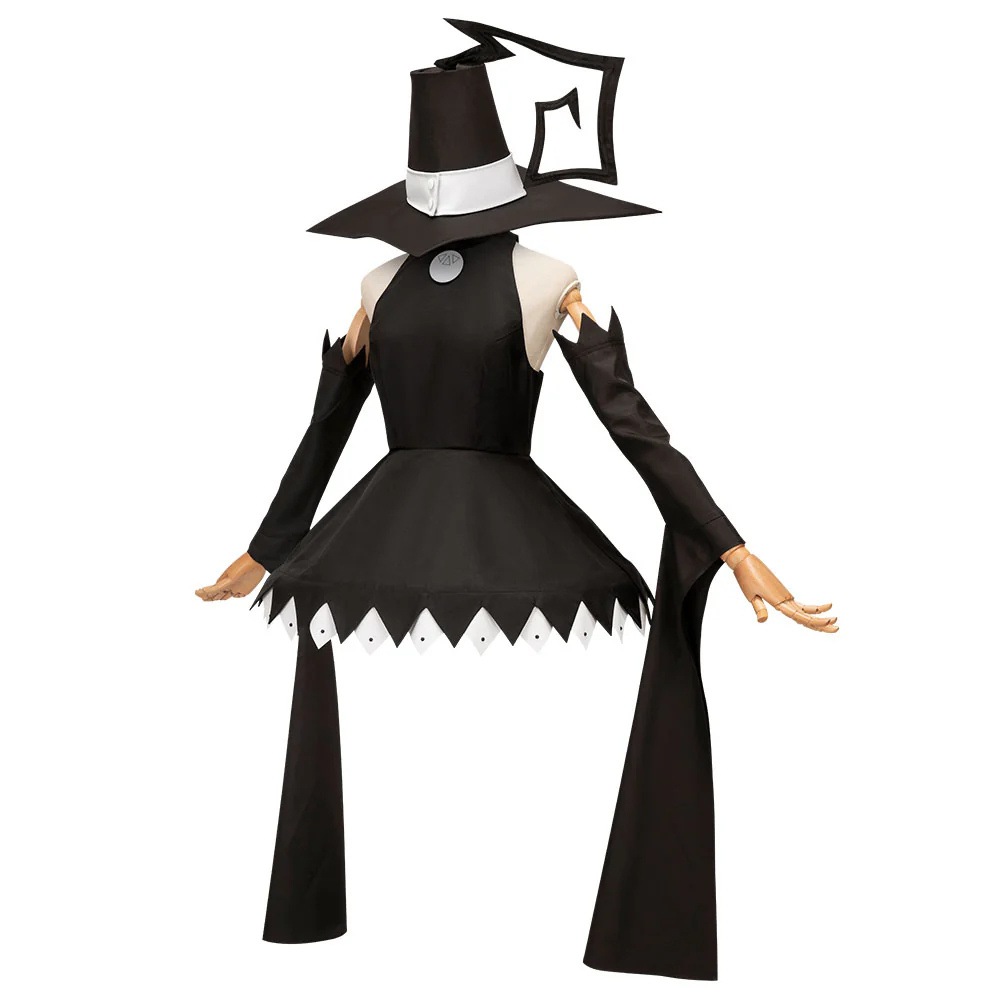 コスプレソウルイーターアニメ衣装,黒のかつらドレス,ハロウィーンのコスプレ コスプレソウルイーターアニメ衣装,黒のかつらドレス,ハロウィーンのコスプレ
