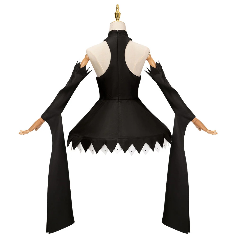 コスプレソウルイーターアニメ衣装,黒のかつらドレス,ハロウィーンのコスプレ コスプレソウルイーターアニメ衣装,黒のかつらドレス,ハロウィーンのコスプレ