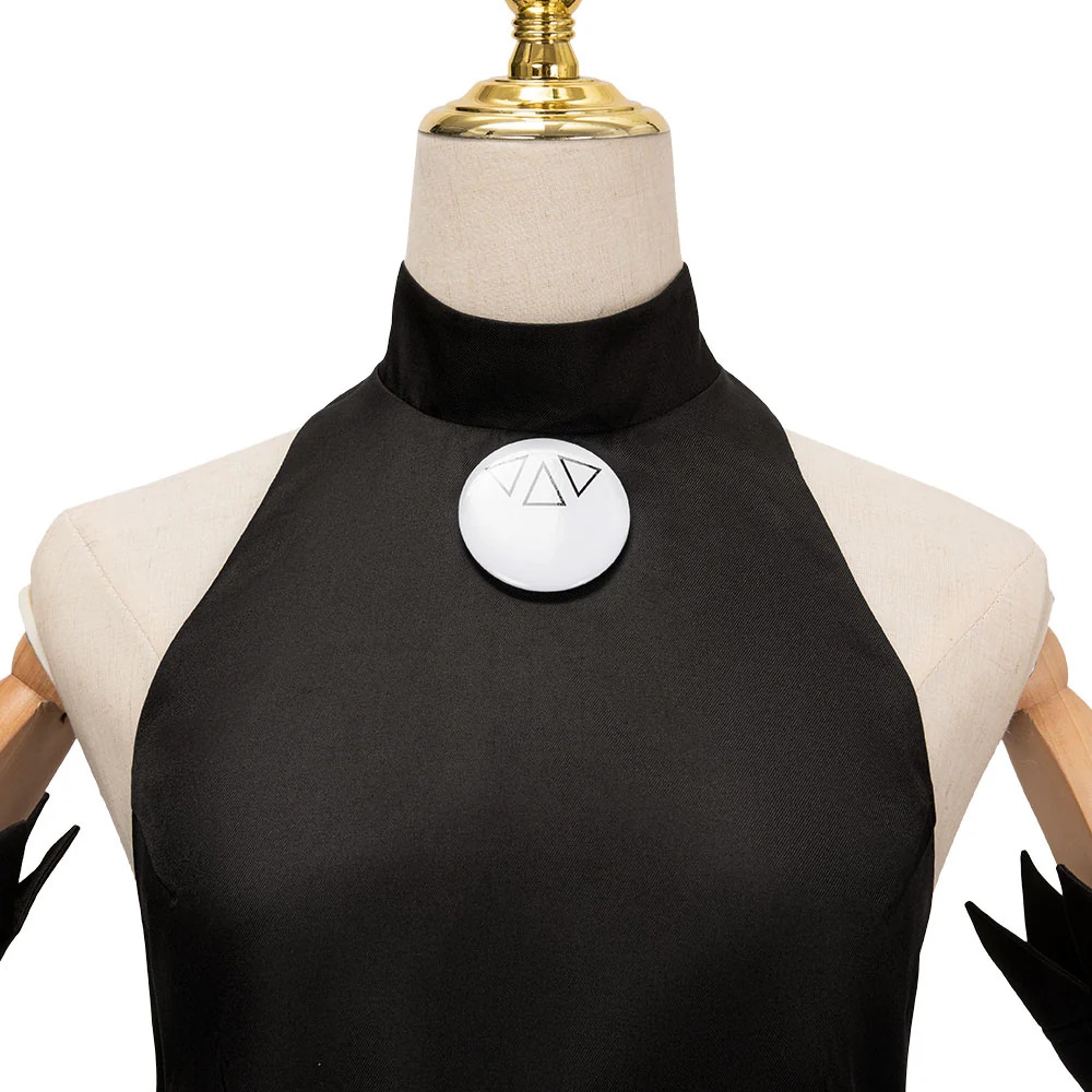 コスプレソウルイーターアニメ衣装,黒のかつらドレス,ハロウィーンのコスプレ コスプレソウルイーターアニメ衣装,黒のかつらドレス,ハロウィーンのコスプレ