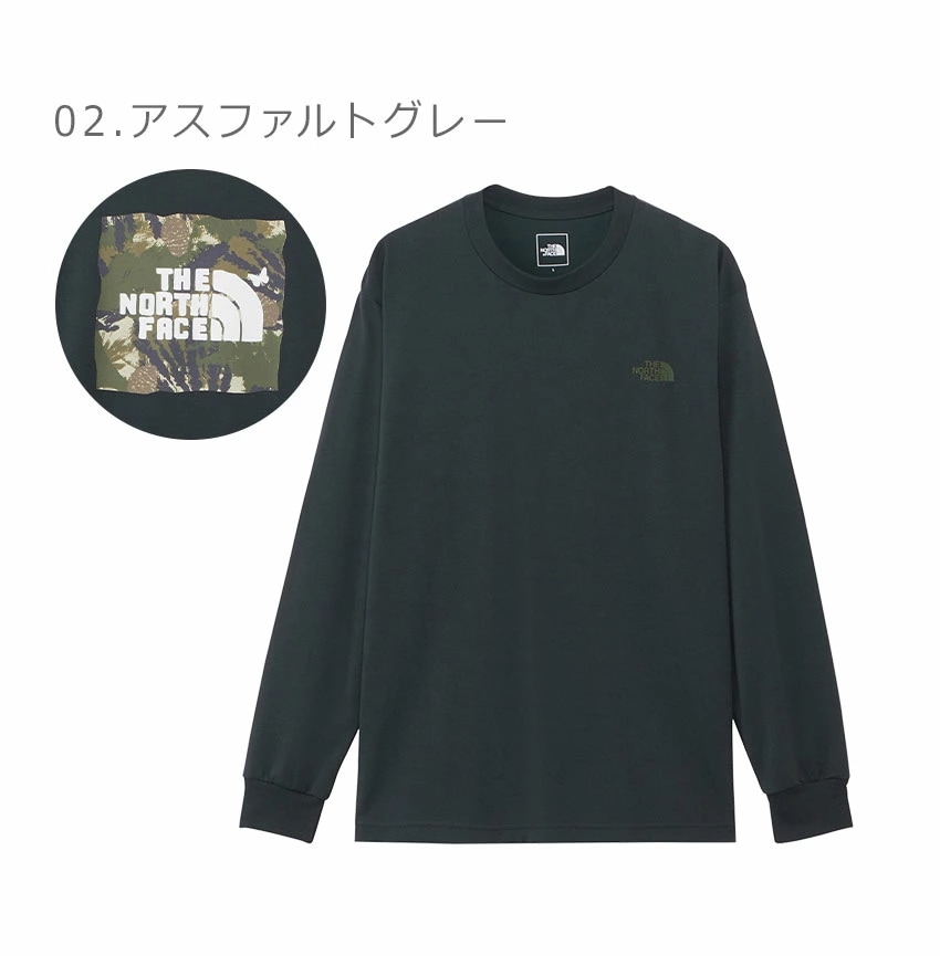 Tシャツ メンズ トップス クルーネック 長袖 ロングスリーブTNFバグフリーティー NT12450 虫よけ UVケア UVカット 紫外線対策 アウトドア レジャー