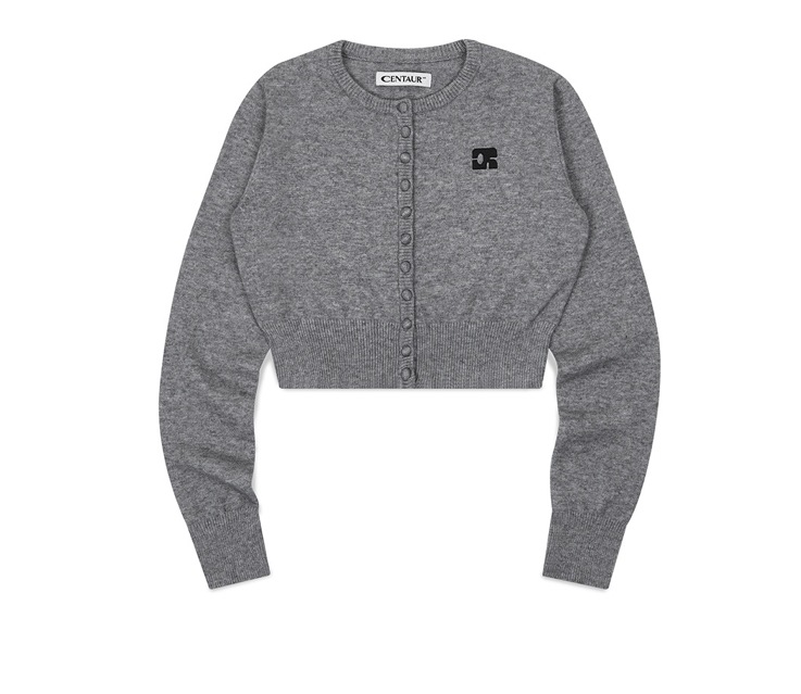 CENTAUR CROP KNIT CARDIGAN