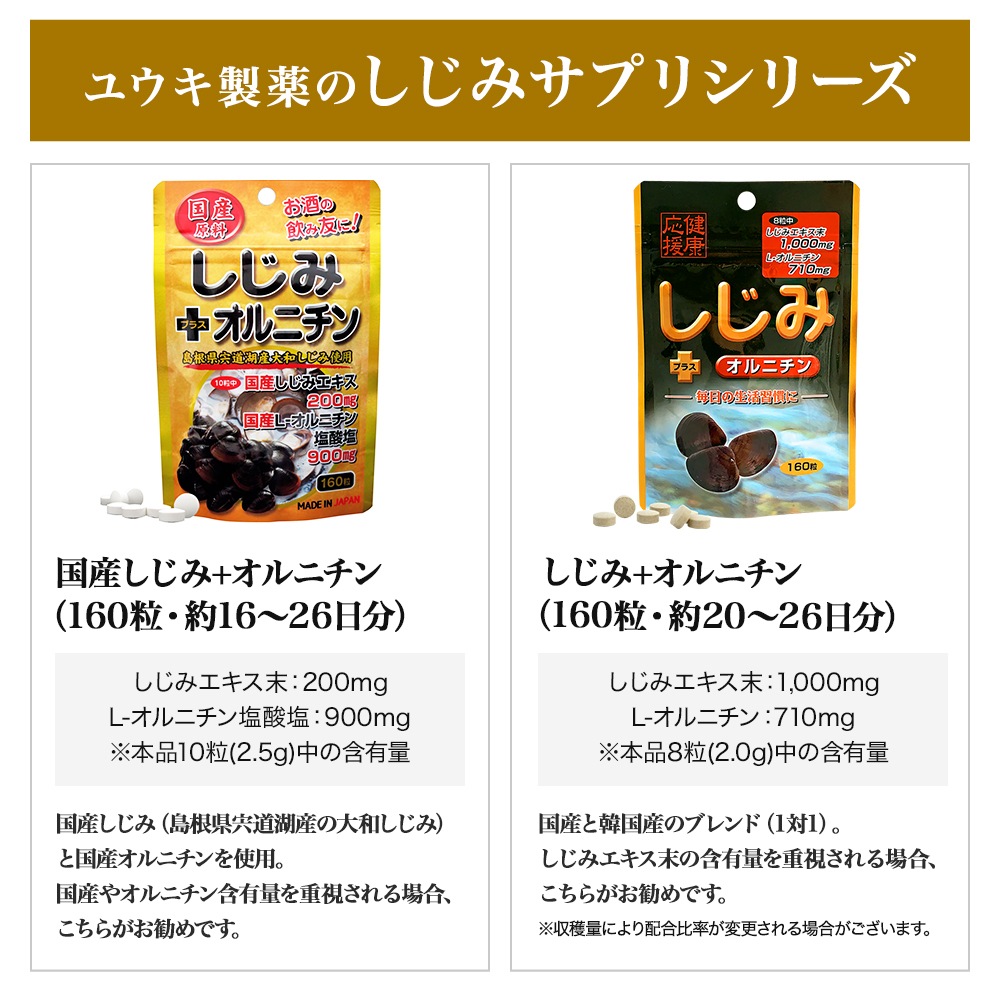 しじみ＋オルニチン 160粒*12個 約240-312日分 しじみサプリ サプリメント サプリ
