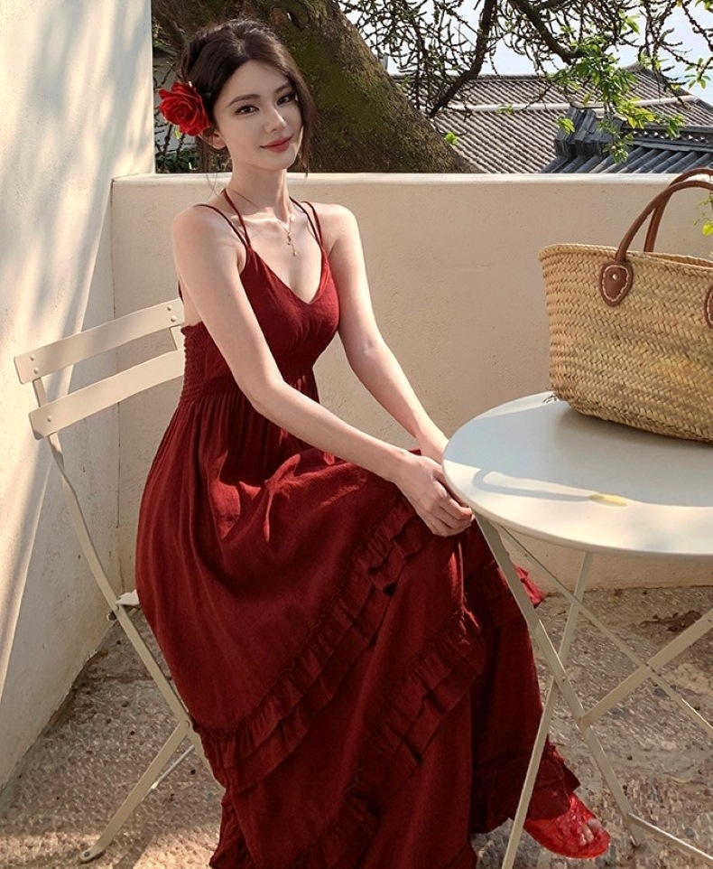 ワンピース キャミ キャミワンピース ロング レディース ティアードワンピース ノースリーブ Vネック Aライン きれいめ シンプル 大人 おしゃれ セクシー エレガント 無地 春 夏 お出かけ 休日 ワンピース キャミ キャミワンピース ロング レディース ティアードワンピース ノースリーブ Vネック Aライン きれいめ シンプル 大人 おしゃれ セクシー エレガント 無地 春 夏 お出かけ 休日