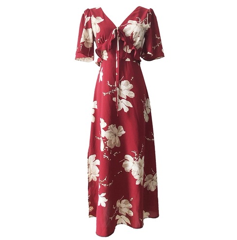 ワンピース ロング丈 半袖 Vネック 背中見せ デザイン 美ライン ラッフル フリル リボン 軽やか カラバリ スタイルアップ ドラマチック かわいい 大人可愛い きれいめ シンプル カジュアル 大人 ワンピース ロング丈 半袖 Vネック 背中見せ デザイン 美ライン ラッフル フリル リボン 軽やか カラバリ スタイルアップ ドラマチック かわいい 大人可愛い きれいめ シンプル カジュアル 大人