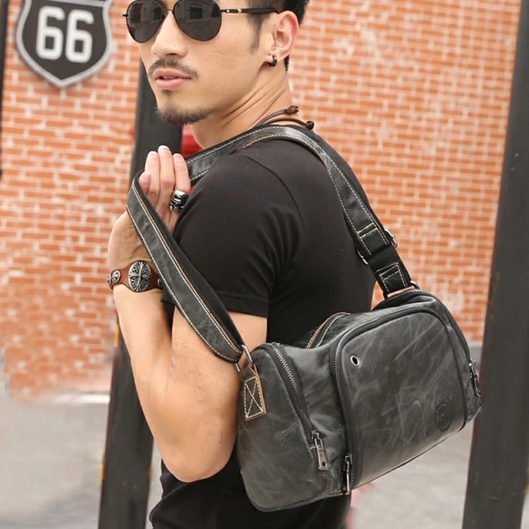 PORTER ショルダーバック メッセンジャーバック マザーバック ブラック 美品☆PORTER ポーター 吉田カバン ショルダーバッグ